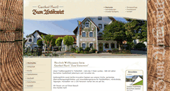 Desktop Screenshot of gasthof-hartl.de