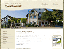 Tablet Screenshot of gasthof-hartl.de